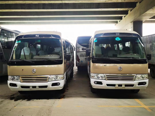 22seats de gouden Dragon Used Coaster Bus Mini-Dieselmotor van BusYuchai 90kw 2015-2017