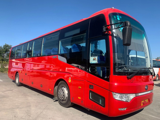 Merk van China gebruikte Yutong-Bussenbus ZK6122 WP10. Dieselmotor 2015-2019 2+2layout 51seats