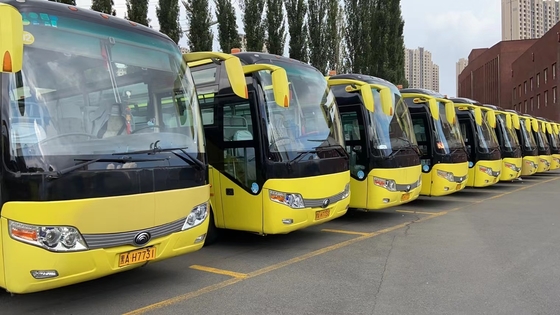 2014 Jaar 60 Zetels Gebruikte Yutong-Bussen ZK6107 met Yuchai-Motor100km/h Leiding LHD