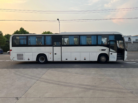 Gebruikte het Hogere Merk van de luchtopschorting Bus Bus 53 Dubbele de Deurenwp.7 Dieselmotor KLQ6129 van Seater