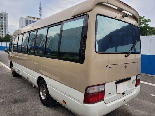 29seats gebruikte Toyota-de Benzinemotor van Mini Van Coach Bus Used 2TR van de Onderlegger voor glazenbus