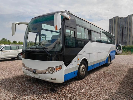 ZK6107 enige Deur Gebruikte Yutong-Bus Bus 47 de Linkeraandrijving van de Zetelspassagier