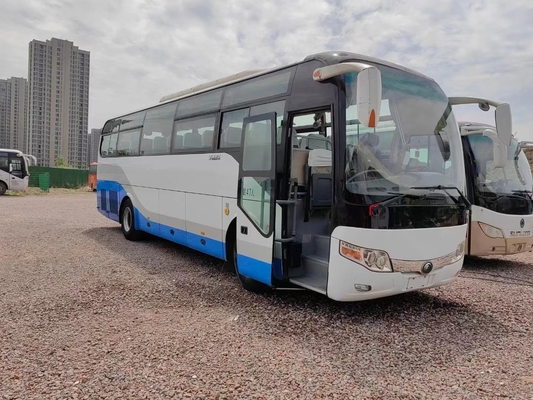 ZK6107 enige Deur Gebruikte Yutong-Bus Bus 47 de Linkeraandrijving van de Zetelspassagier