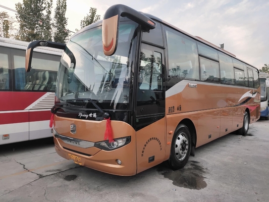 LCK6100 44seater gebruikte Motor Twee van Buszhongtong bus yuchai Deuren Linkeraandrijving