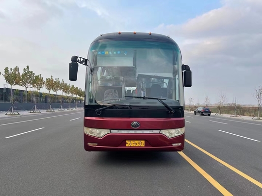 Bus 12m van de tweede Handtoerist Verlaten de Opschorting van de het Bladlente van Lengteyutong ZK6122 gebruikte Bus