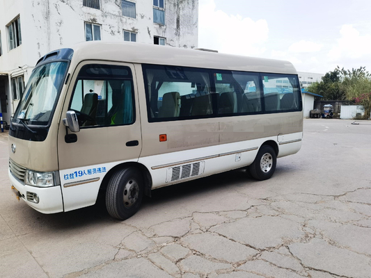 Tweede Hand Mini Bus Ankai Diesel 20 Passagier Mini With USB Front Engine Buses