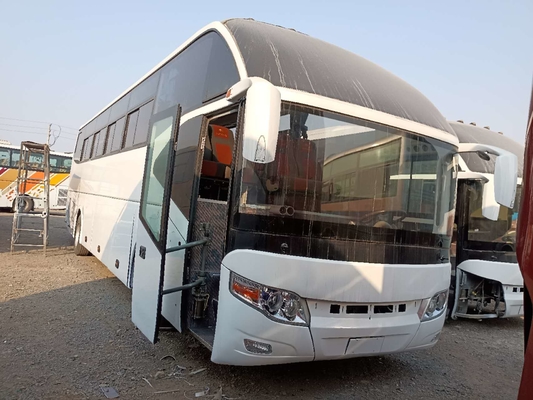 Gebruikte Bus en Bus Yutong Zk 6127 van de het Bladlente van 55seats LHD/RHD Opschorting Twee Deuren