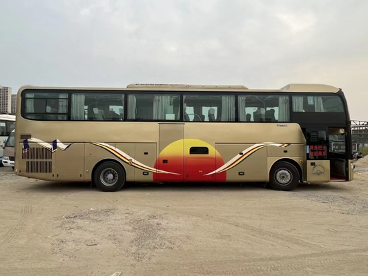 De gebruikte van de de Luxebus 47seats Yutong Zk6126 van de Doorgangsbus van de het Luchtkussenopschorting Dubbele Deuren