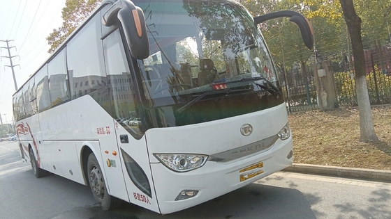De tweede Handbus gebruikte Bus Bus Yuchai Engine 50 Zetels Dubbele Deuren Ankai HFF6129KDE5