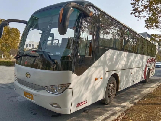 De tweede Handbus gebruikte Bus Bus Yuchai Engine 50 Zetels Dubbele Deuren Ankai HFF6129KDE5