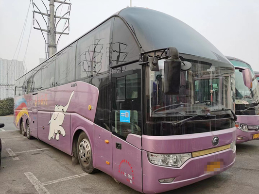 Oude Bus 61 van de Bus Dubbele Axlebrake van Zetels 2014 Jaar Gebruikte Yutong ZK6147 de Luxebussen