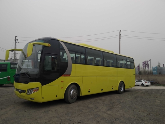 Gebruikte Commerciële Bus Middendeur 49 de Motor Tweede Hand Jong Tong Coach Bus ZK6110 LHD van Zetelsweichai