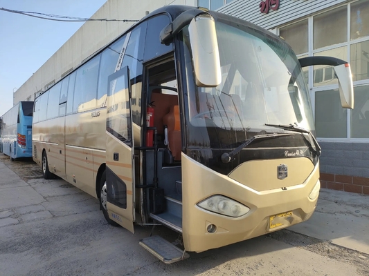 Gebruikte de Motor Dubbele Deuren van Yuchai van de Reisbus 53 Zetels 12 Meters van Tweede Handzhongtong de Buslck6125