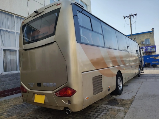Gebruikte de Motor Dubbele Deuren van Yuchai van de Reisbus 53 Zetels 12 Meters van Tweede Handzhongtong de Buslck6125