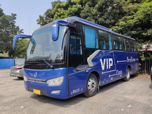 de 2de de Motor220hp 38 Zetels die van Yuchai van de Handbus Venster verzegelen 8,7 Meters gebruikten Gouden Dragon Bus XML6887