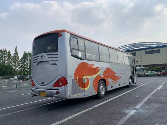 De EURO III 55 Zetels die van bussecond hand Venster Zes de Gebruikte Kinglong Bus XMQ6126 verzegelen van Cilindersyuchai Motor