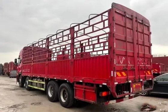 De gebruikte Ladingsvrachtwagens 17.8t schatten de Aandrijvingswijze 12 Banden SNELLE Versnellingsbak Dongfeng Lorry Truck van het Ladings Hoge Dak 420hp 8×4