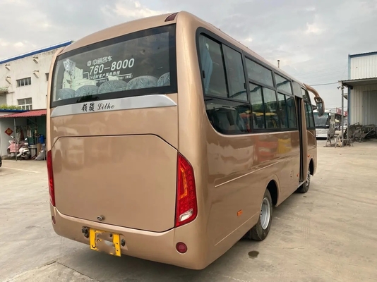 Gebruikt Mini Bus External Swinging Door 25 Zetels die de Hand Zhongtong Lck6660d glijden van Vensterfront engine with a/c tweede