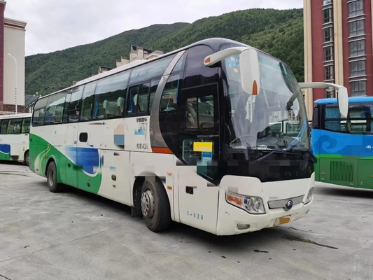 Gebruikte Busbus 43 Zetelseuro IV van de de Motor310hp tweede Hand van Yuchai van de Luchtkussenopschorting de Bus ZK6110 LHD/RHD van Yutong