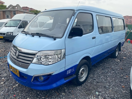 Gebruikte 12 Seater Minibus Witte en Blauwe Kleur 11 de Benzinemotor LHD van Zetels Gouden Dragon Hiace XML6532