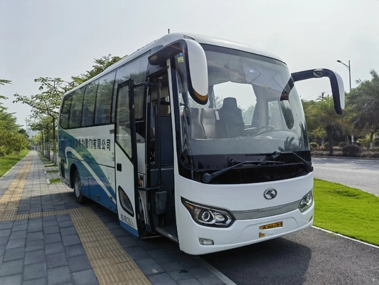 Gebruikt Diesel Bussen 2016 Jaar 28 Motor 4 Bus XMQ675 van Zetelsyuchai van Kinglong van de Cilinders de Externe Slingerende Deur
