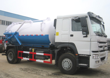 Gebruikte van de de Tankercapaciteit 4×2 van Afvalwatervrachtwagens 10m ³ de Aandrijvingswijze 11 Ton de Gloednieuwe van de Rioleringszuiging Vrachtwagen