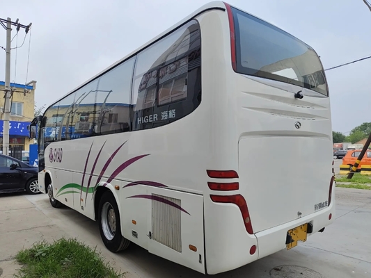 Gebruikt Commercieel van de de Motor200hp Bagage van Busyuchai Rek 37 Linker de Aandrijvings Hogere Bus KLQ6856 van de Zetels Witte Kleur