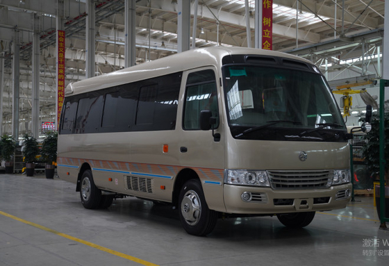 Gebruikte Transit Bus Golden Dragon Coaster Minibus 23 zitplaatsen CNG-motor