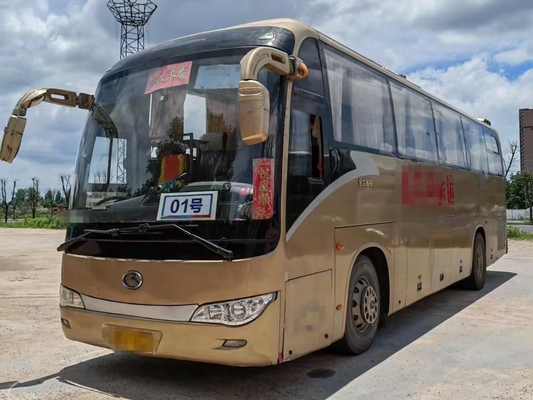 Tweedehandsbus 49 zitplaatsen Gebruikte Kinglong Bus XMQ6117 Yuchai Motor 240 pk EURO 3