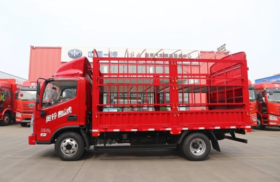 Foton hekdoos 151 pk Gebruikte lichte vrachtwagen EURO 3 plat dak 6 banden linkshandige aandrijving