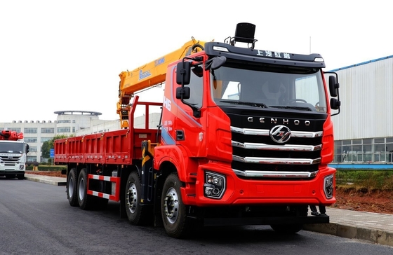 8*4 aandrijfsmodel voor eigen vrachtwagen kraan Hongyan gemonteerd 350 pk zwaar Euro 6