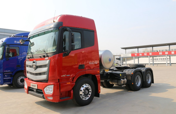 Gebruikte tractor Truck hoofd LNG motor Foton EST 460 pk snel 12 versnellingen trekken 40 ton