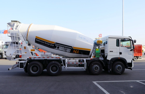 Betonmixer Truck 10-speed transmissie Howo 8×4 Cement Mixer 8 kubiek Duurzaam gebruik