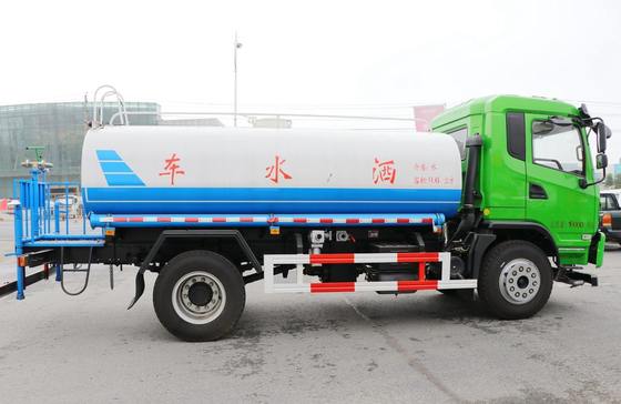 Water Tanker Truck 10000 liter Eenastig 4×2 aandrijfsysteem Dayun Sprinkler Yuchai Motor