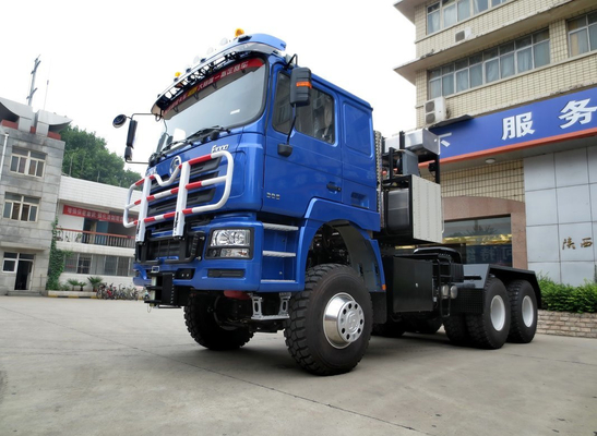 Tractor Trucks Gebruikt 6*6 Full Drive Shacman Prime Mover Cummins 600 pk Motor Met 10 banden