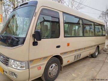 2017 Diesel Gebruikte van de de Handonderlegger voor glazen van TOYATO Tweede de Bussen Rechtse 23 Zetels Mini Bus