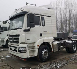 Het witte Shacman-Merk gebruikte Diesel 2017 van Tractoraanhangwagens 350hp Euro V Handjaar