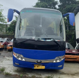 15000KG donkerblauwe Gebruikte Yutong vervoert 45 Seat 2014 Jaardiesel LHD met a/c per bus