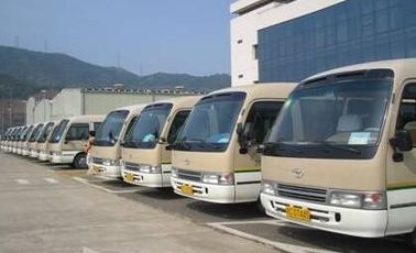 De gebruikte 23 Seater Bus van de de Onderlegger voor glazen1hz Dieselmotor van Busjapan Toyota LHD