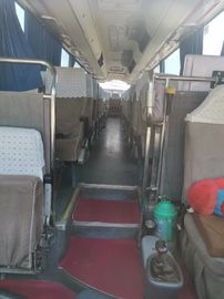 51 de zetels gebruikten Yutong-van de de Busmens van de Stadsdienst de Reeks van de Diesel de Bus Vlakke Witte Kleur Linkerkantleiding
