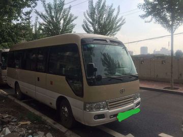 Gebruikte de Onderlegger voor glazenbus van de gasbrandstof Toyota met Zetels 6990mm van het Luxeleer Buslengte