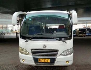 19 Seater Mini Buses Used Coach Bus het Euro IV Merk van Dieselmotordongfeng