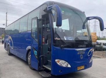 Gebruikte de Blauwe Kleur van het Sunlongmerk Busbus 51 Zetels Goede Voorwaarde 3600mm Bushoogte
