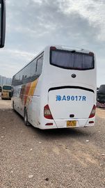 59 Gebruikte Zetelsdiesel Yutong-Witte 2014 Jaar ZK6127 van de Bussen het Maximum Snelheid 100km/H