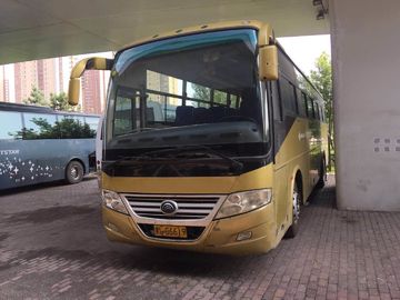 De diesel Voormotor Gebruikte Bus ZK6112D 52 van Yutong Model van de Zetels het Gele Linkeraandrijving