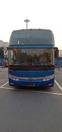 6127 modelleer van de Diesel Yutong Gebruikt Jaar 51 Zetels LHD ISO Reisbus 2013 die met Luchtkussen worden overgegaan