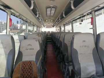 De linkerleiding gebruikte 55 Seater Bus 2011 Jaar6120hy19 Purple met Leerzetels
