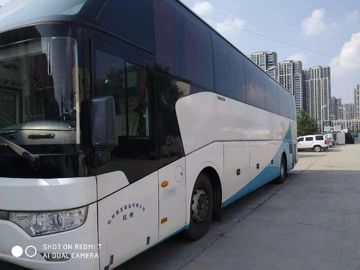 Groot Compartiment 50 Zetels Gebruikte Yutong-Bussen Dubbele Deur 12000mm Buslengte