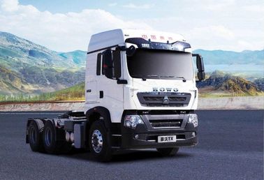 Op zwaar werk berekende Gebruikte Tractorvrachtwagen 31 - 40t-de Aandrijvingswiel ISO van de Ladingscapaciteit 6x4