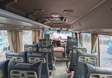 Gebruikte Commerciële Bus met Bus 22 Zetels 2640mm Hoogte 4085mm van de Luxeonderlegger voor glazen Wielbasis